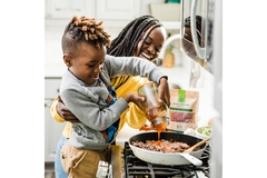 Image Two children make f